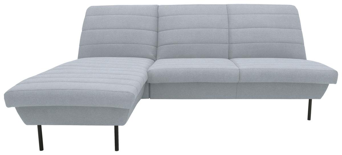 Ecksofa Looks Ix - Schwarz/Hellblau, Design, Textil (168/214cm) - LOOKS by W.Joop