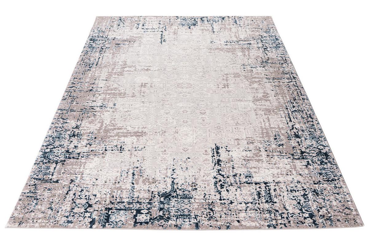 Vintage-Teppich My Phoenix - Blau/Beige, LIFESTYLE, Textil (200/290cm) - Obsession