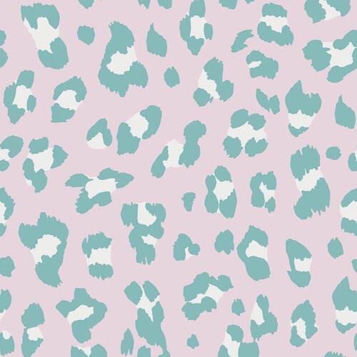 Vliestapete 118725 - Blau/Pink, Basics, Papier/Kunststoff (52/1000cm)