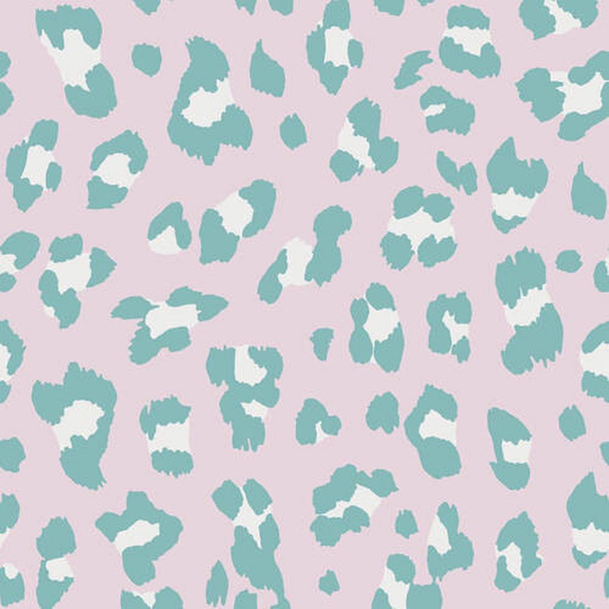 Vliestapete 118725 - Blau/Pink, Basics, Papier/Kunststoff (52/1000cm)