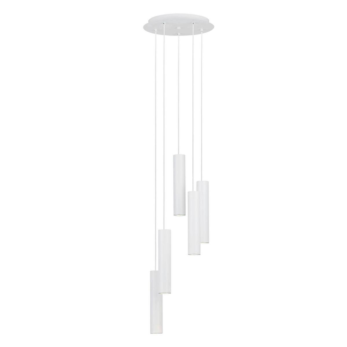 Hängeleuchte Terrasini Weiß D: 35 cm - Weiß, Design, Metall (35/150cm) - Eglo