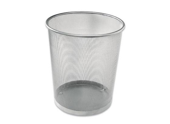 Koš Na Papír Mesh 684001 -sb- - barvy stříbra, kov (30,5/34,5/29,5cm) Koš Na Papír Mesh 684001 -sb- - barvy stříbra, kov (30,5/34,5/29,5cm)