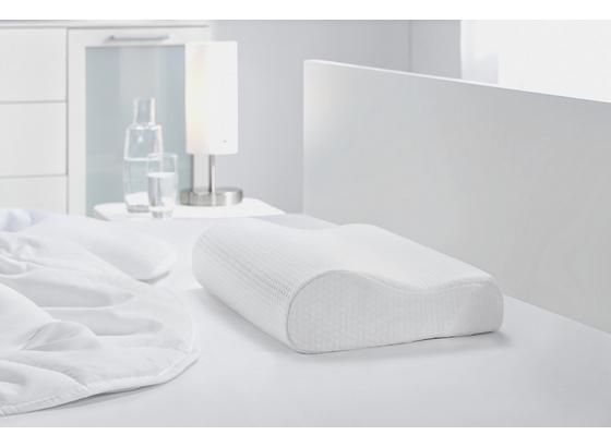 Krční Polštář Visco Comfort - bílá, textil (30/48/11cm) - Based Krční Polštář Visco Comfort - bílá, textil (30/48/11cm) - Based