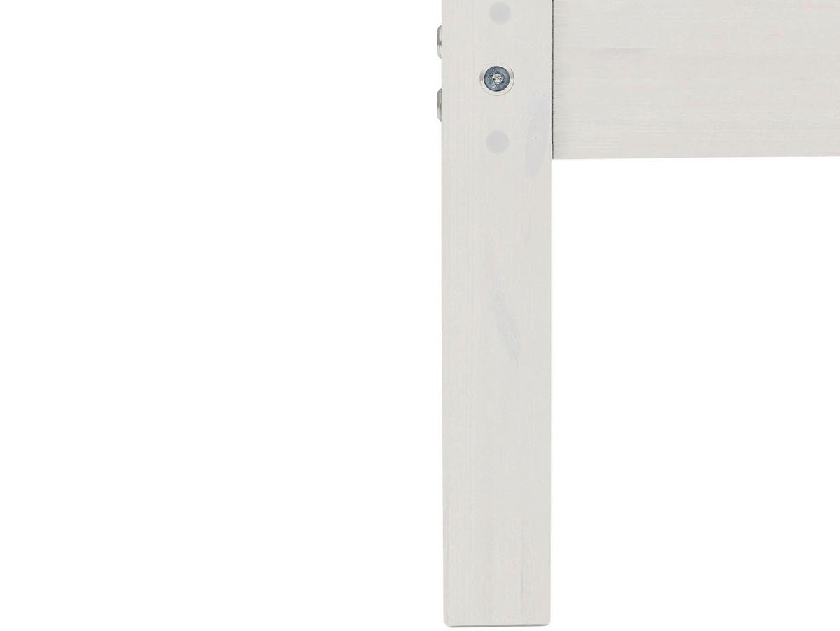 Bett Alpi Weiß 90x200cm - Weiß/Naturfarben, Design, Holz (90/200cm) - MID.YOU