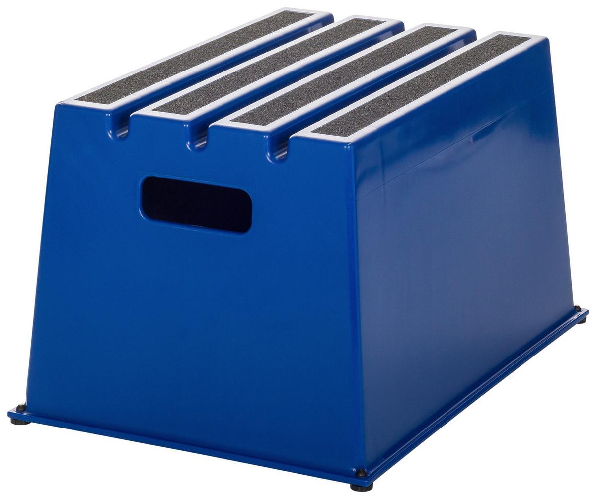 Tritthocker Tio-E1 - Blau, Basics, Kunststoff (52,5/31/37,5cm) - MID.YOU