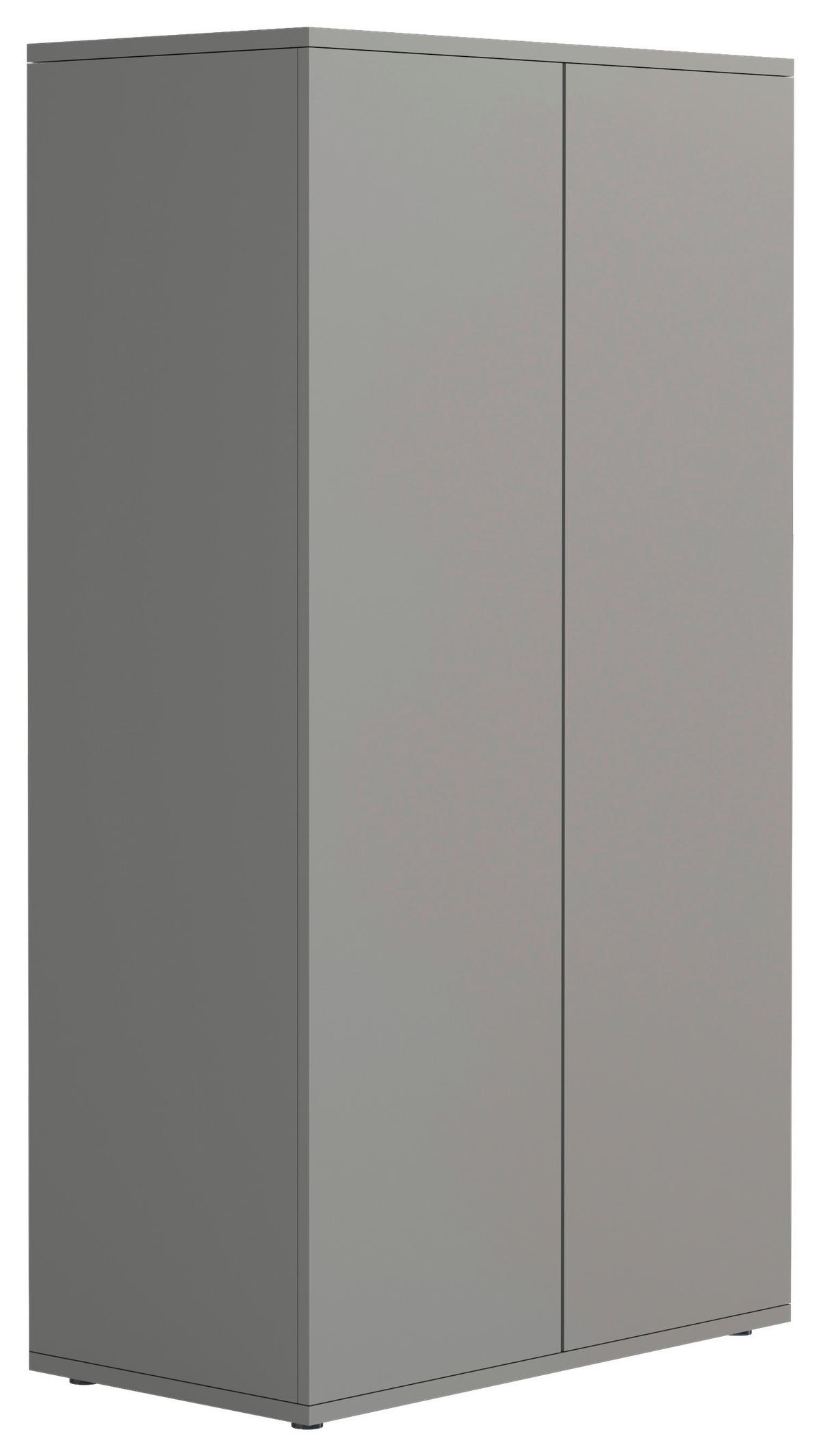 Highboard Dalosa Grau B: 60 cm - Grau, Design, Holzwerkstoff (60/108/32cm) - MID.YOU