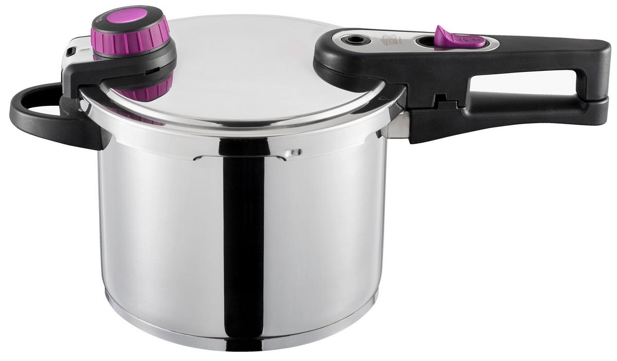 Schnellkochtopf System Plus Edelstahl, 6 Liter - Edelstahlfarben, Basics, Metall (22cm) - GSW