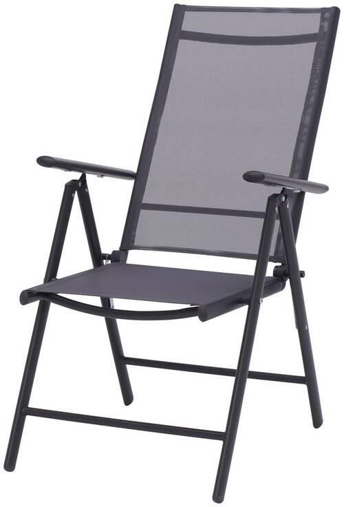 Gartensessel Klappbar Anja Aluminium, Textilene
