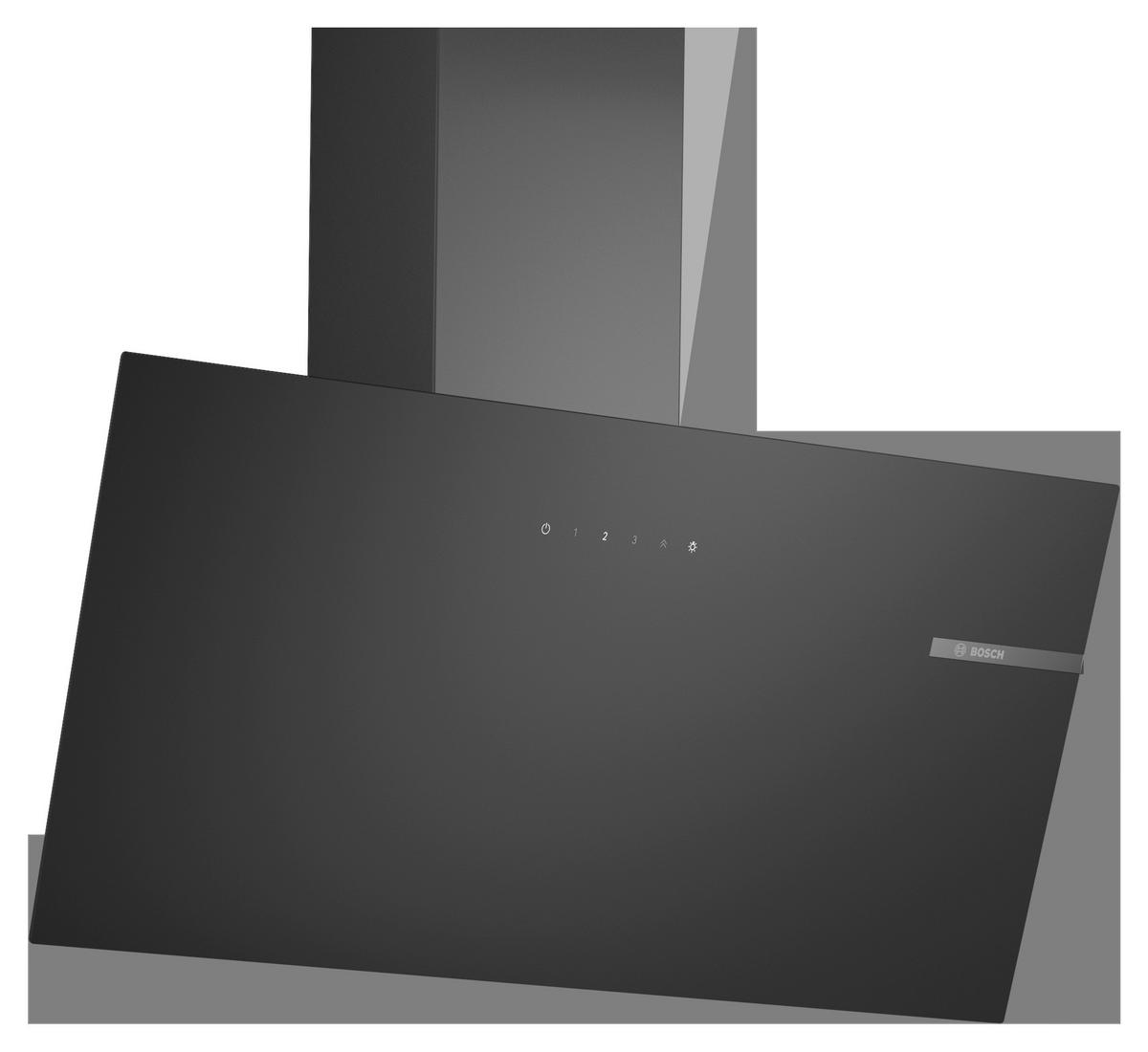 Dunstabzugshaube Dwk85dk6k - Schwarz, Design, Glas (79cm) - Bosch