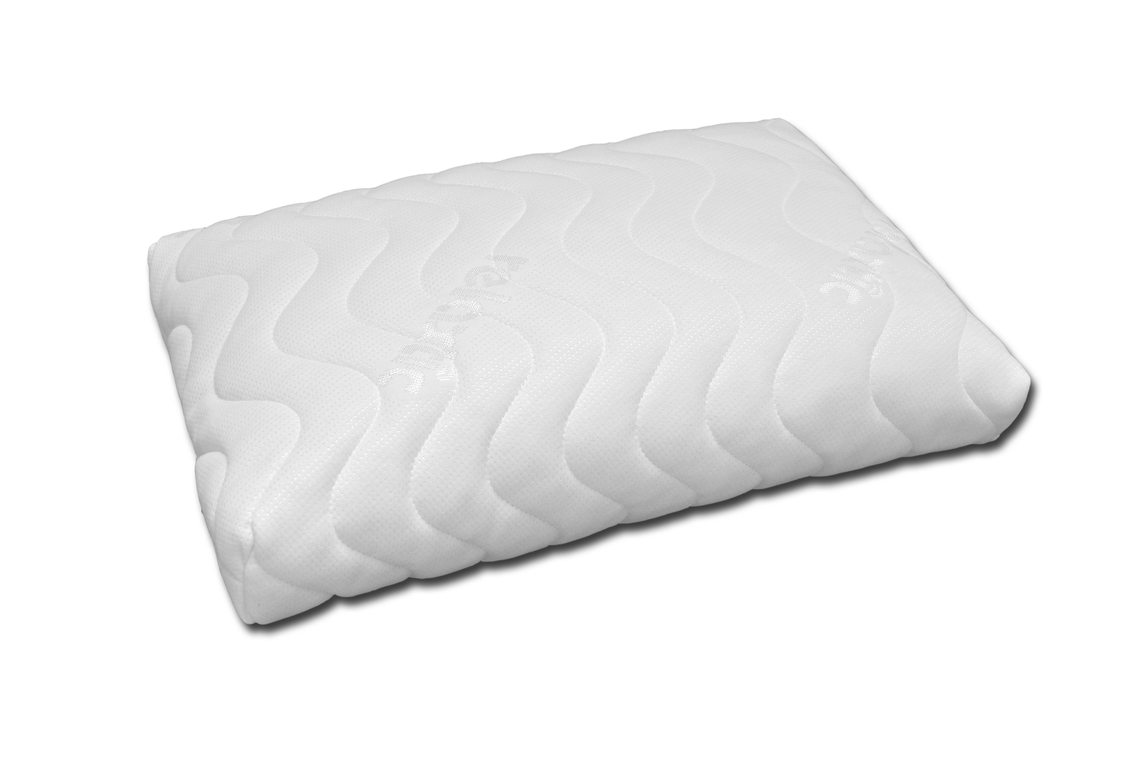 VANKÚŠ Fresh Visco, 50/40 13 cm - biela, Basics, textil (50/40/13cm)