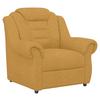 Polstersessel Boston Gelb Chenille - Gelb/Schwarz, KONVENTIONELL, Textil (104/102/101cm) - Livetastic