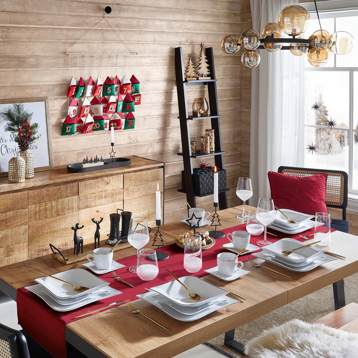 Kombinovaný servis Goldline, 20-dielny - biela/zlatá, Konventionell, keramika - Premium Living