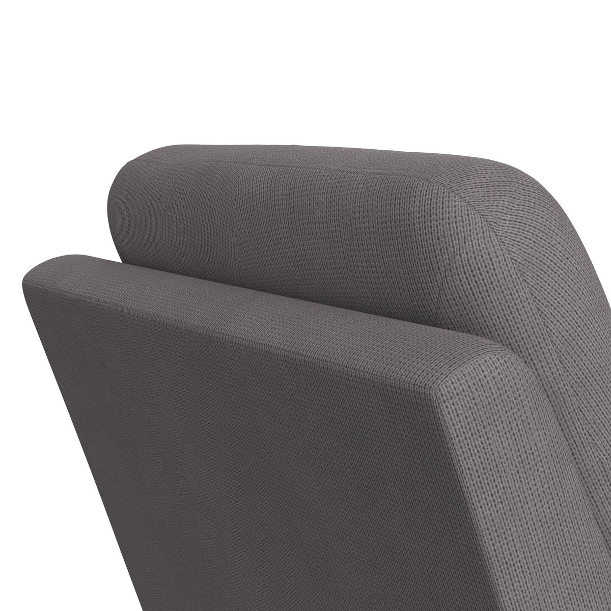 Relaxsessel mit Aufstehhilfe Mario Webstoff Dunkelgrau - Dunkelgrau/Schwarz, MODERN, Textil/Metall (89/107/94cm) - James Wood