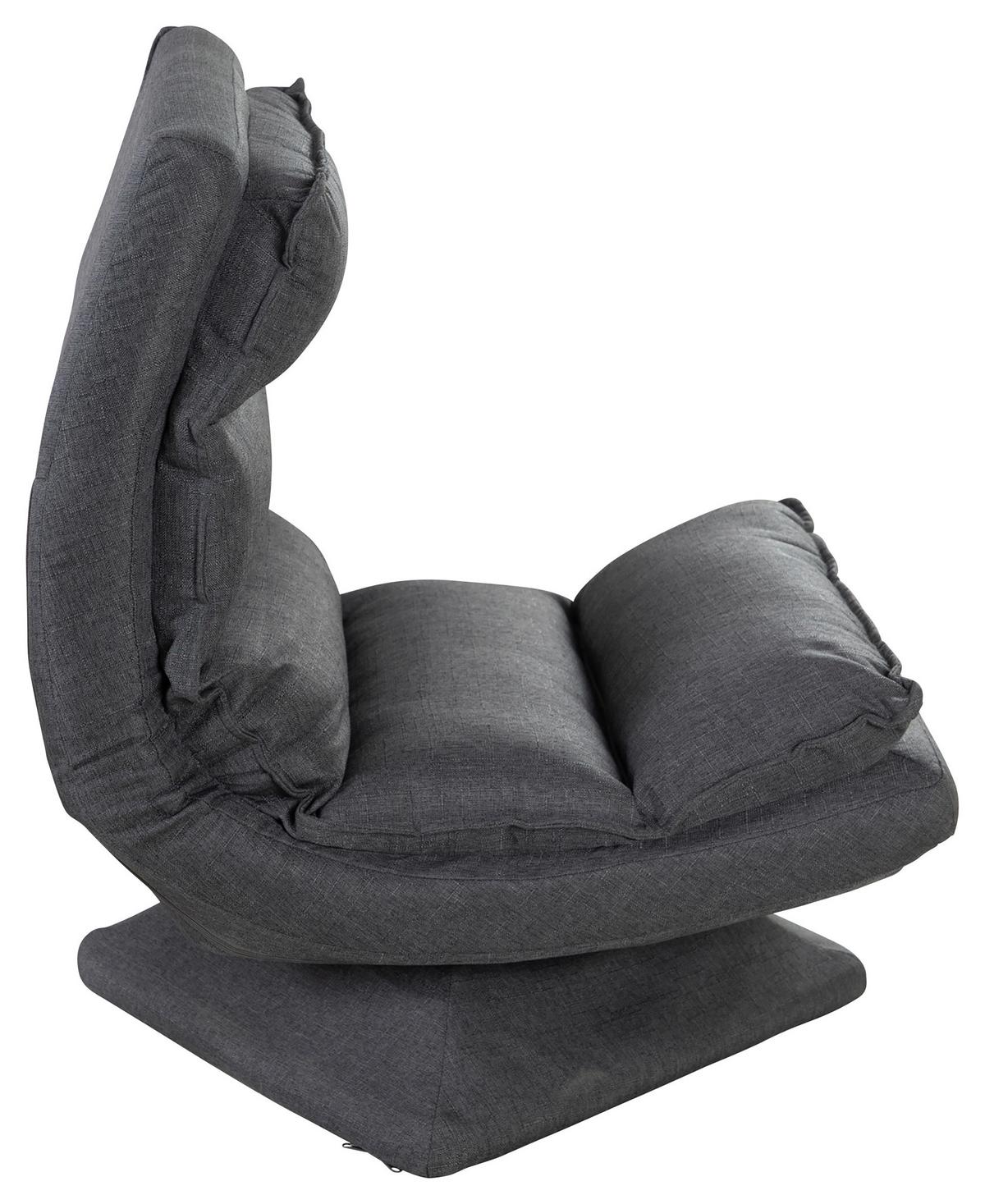 Polstersessel Klappbar Minecraft Stoffbezug Grau - Grau, MODERN, Textil/Metall (59/83/59cm) - Minecraft