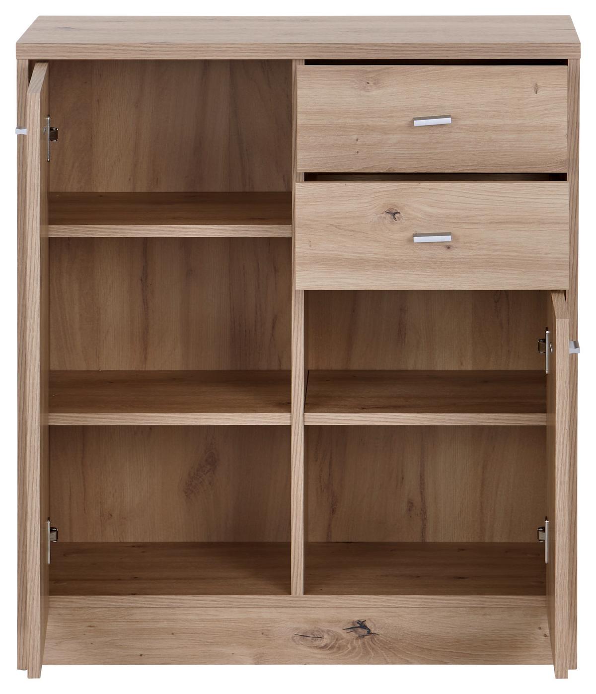 Kommode B: 74 Cm 4-you New Eiche Artisan Dekor - Eiche Artisan, MODERN, Holzwerkstoff (74/85,4/34,6cm)