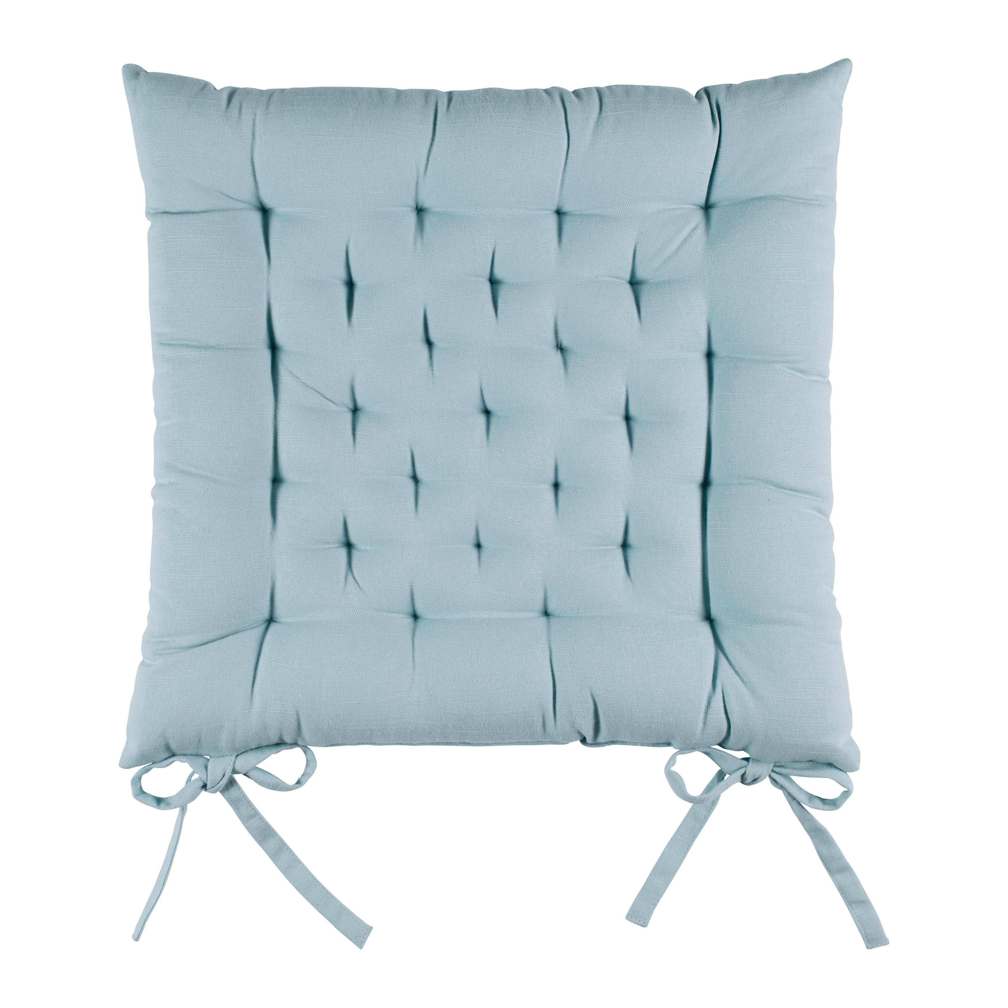 Sitzkissen Lianna - Blau, MODERN, Textil (42/42/5cm) - Luca Bessoni