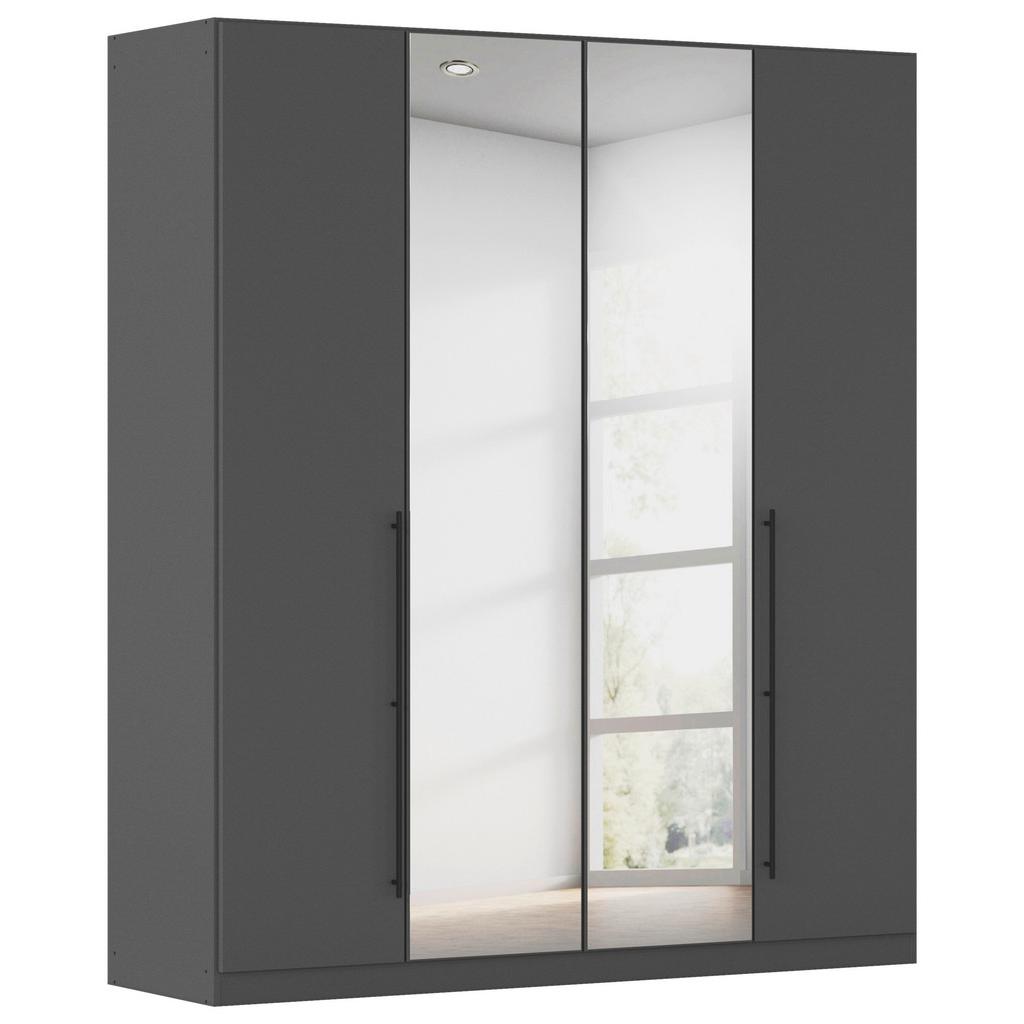 Kleiderschrank Safari mit Spg. Grau B: 181cm