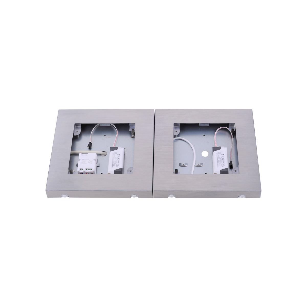 LED-Deckenleuchte, 3000k 6723-95 - Alufarben, Basics, Kunststoff/Metall (30/30/4,5cm)