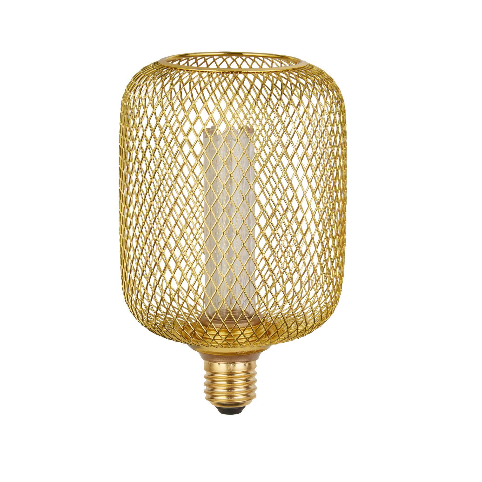 LED-Leuchtmittel 16002go - Goldfarben, Basics, Glas/Metall (10/17cm)