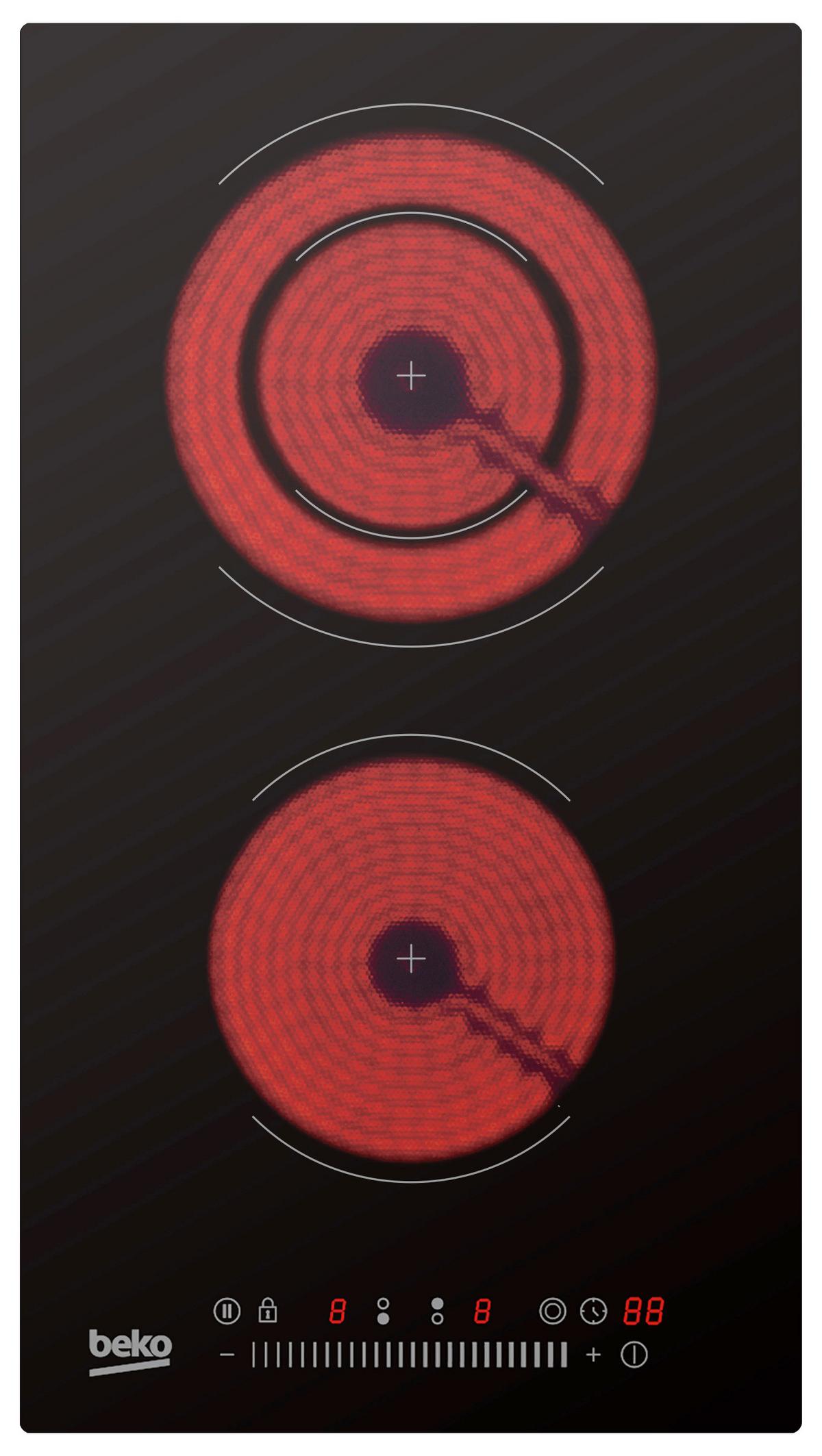 Glaskeramikkochfeld Hdc 32400 To            -Beko- - Basics (28,8/5,2/52cm) - Beko