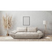 Schlafsofa Elma Sandfarben B: 280cm - Sandfarben/Schwarz, KONVENTIONELL, Holz/Holzwerkstoff (280/73-93/107cm) - MID.YOU