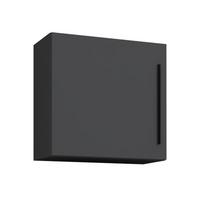 Závesná skrinka Arila š: 50 cm, antracitová - čierna/antracitová, Modern, kov/kompozitné drevo (50/50/30cm) - MID.YOU