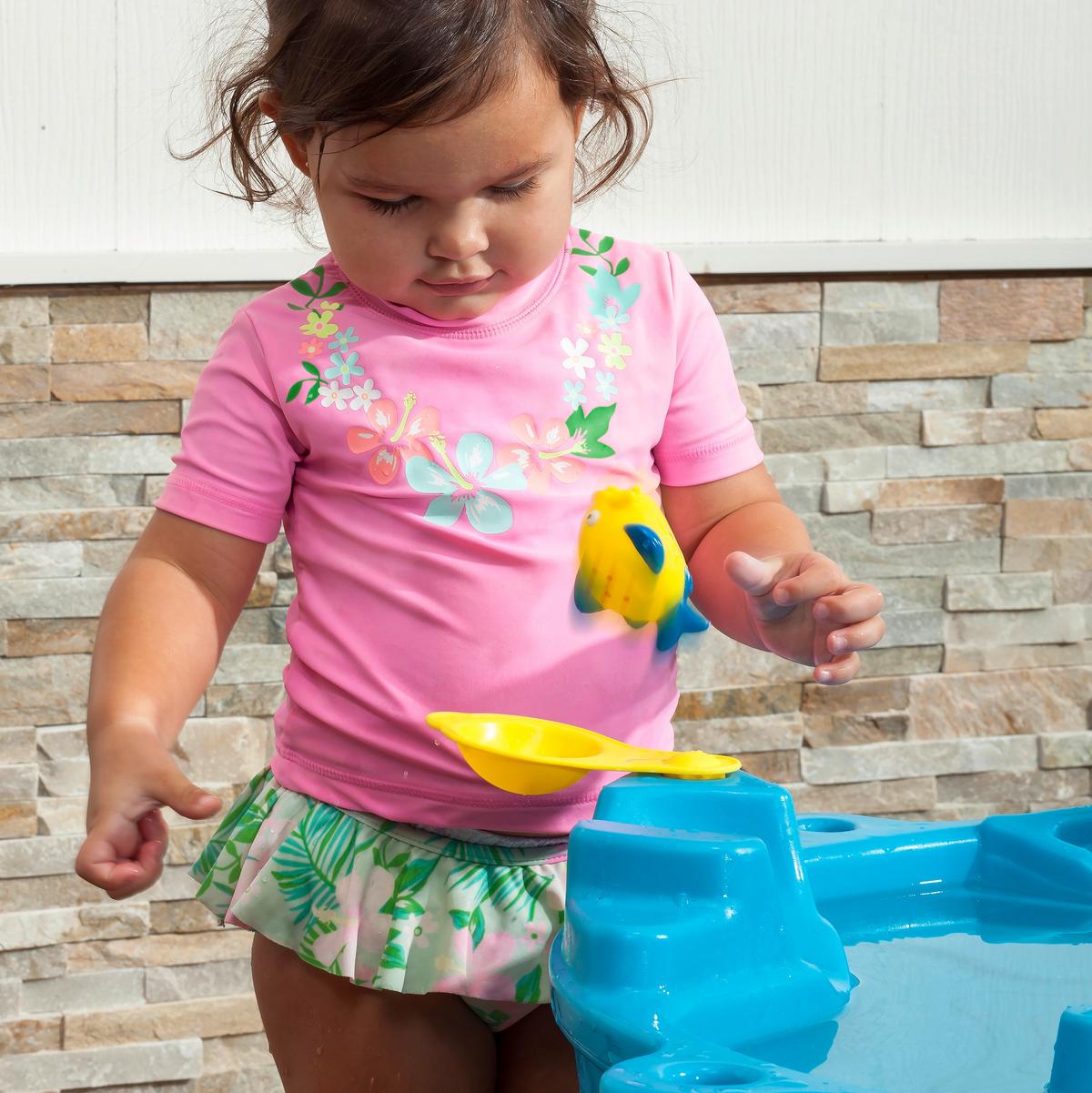 Wasserspieltisch Spill & Splash - Blau/Multicolor, KONVENTIONELL, Kunststoff (109,9/57,2/63,5cm) - Ambia Garden
