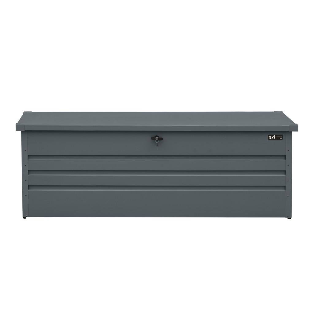 KISSENBOX METALL GRAU