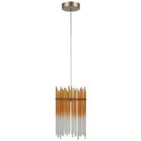 ZÁVĚSNÉ SVÍTIDLO STAB - jantarové barvy/průhledné, Moderní, kov/plast (20/150cm)