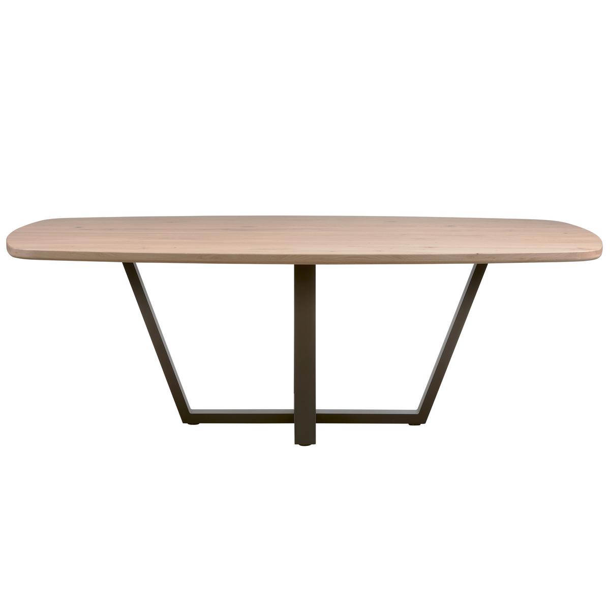 TISCHGESTELL Tablo Schwarz B: 147cm - Schwarz, MODERN, Metall (147/73/71cm) - Livetastic