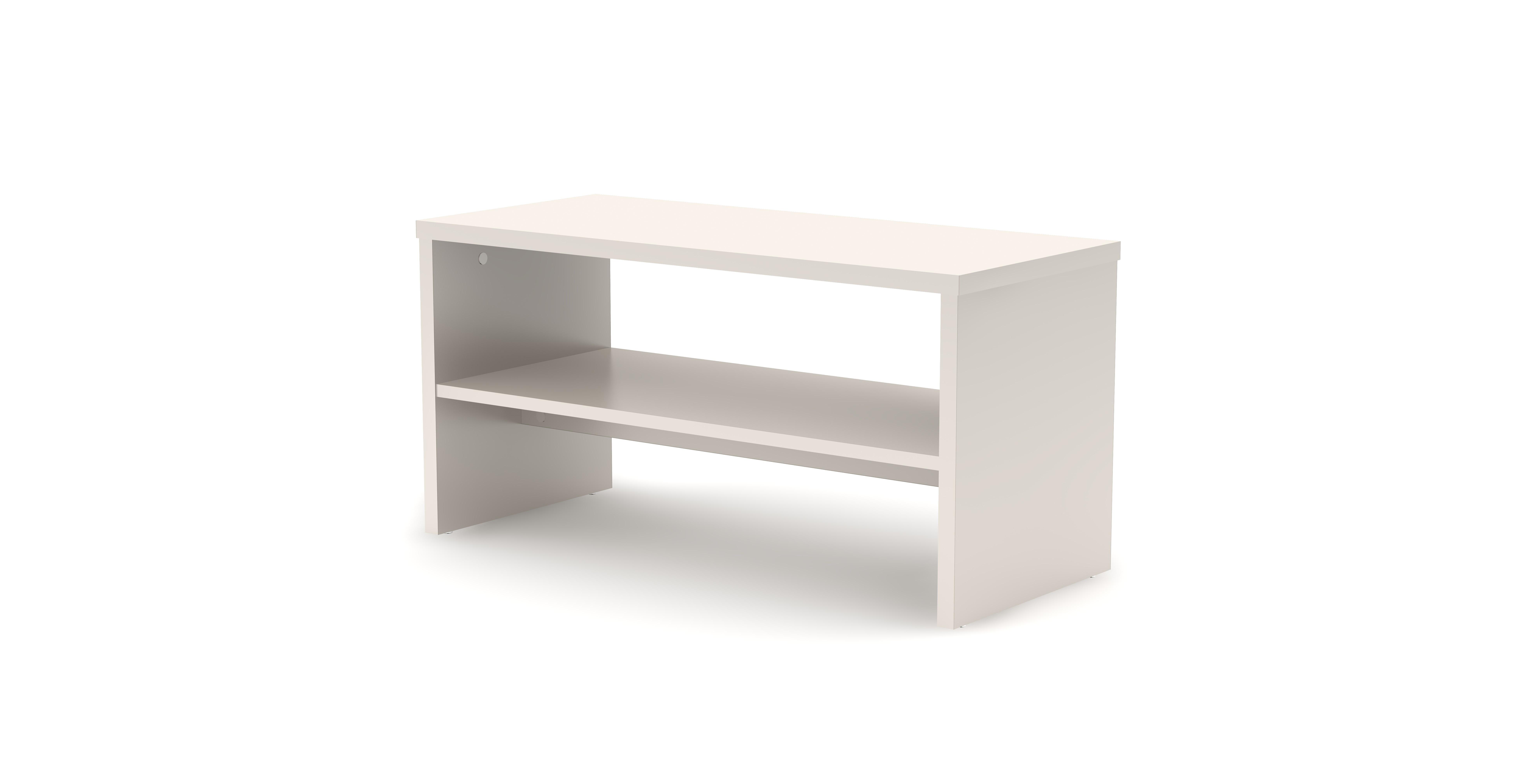 STOLEK NA ELEKTRONIKU LUCIE *CENOVÝ TRHÁK* - kašmírová, Basics, kompozitní dřevo (80/40/35cm) - Based