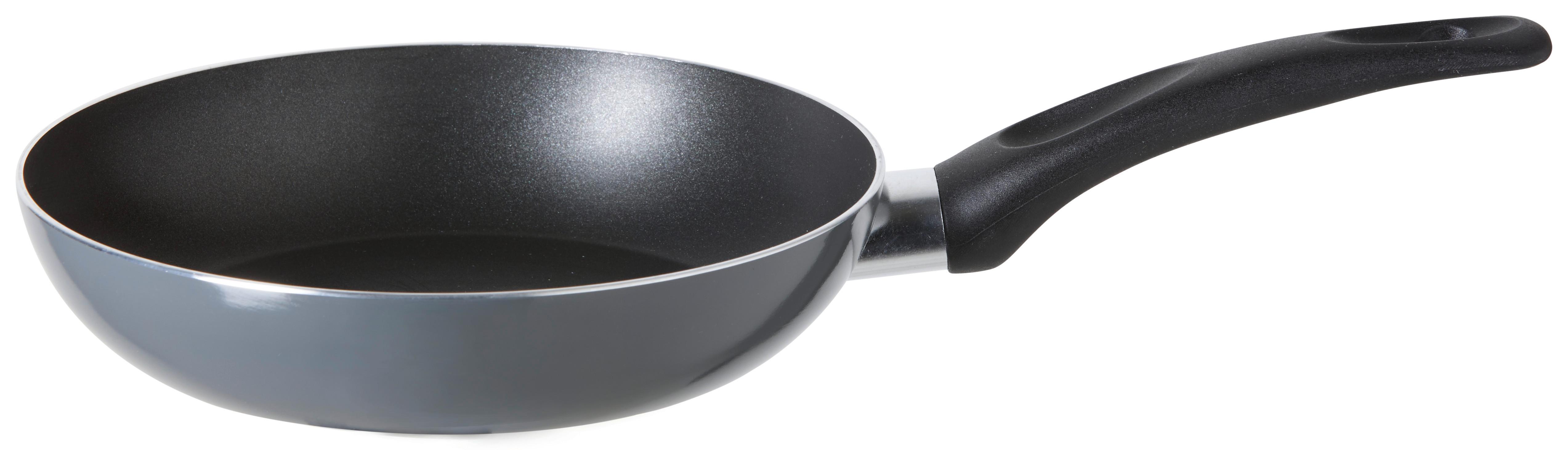 Panvica Basic, Ø: 20cm - čierna/sivá, Konventionell, kov/plast (20/4,3cm) - Mömax