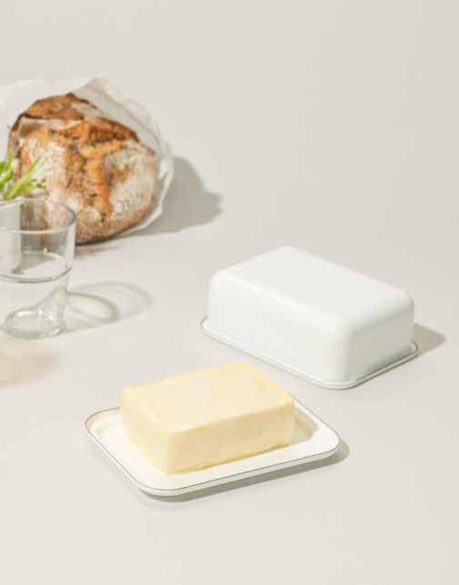 Vorratsdose als Butterdose