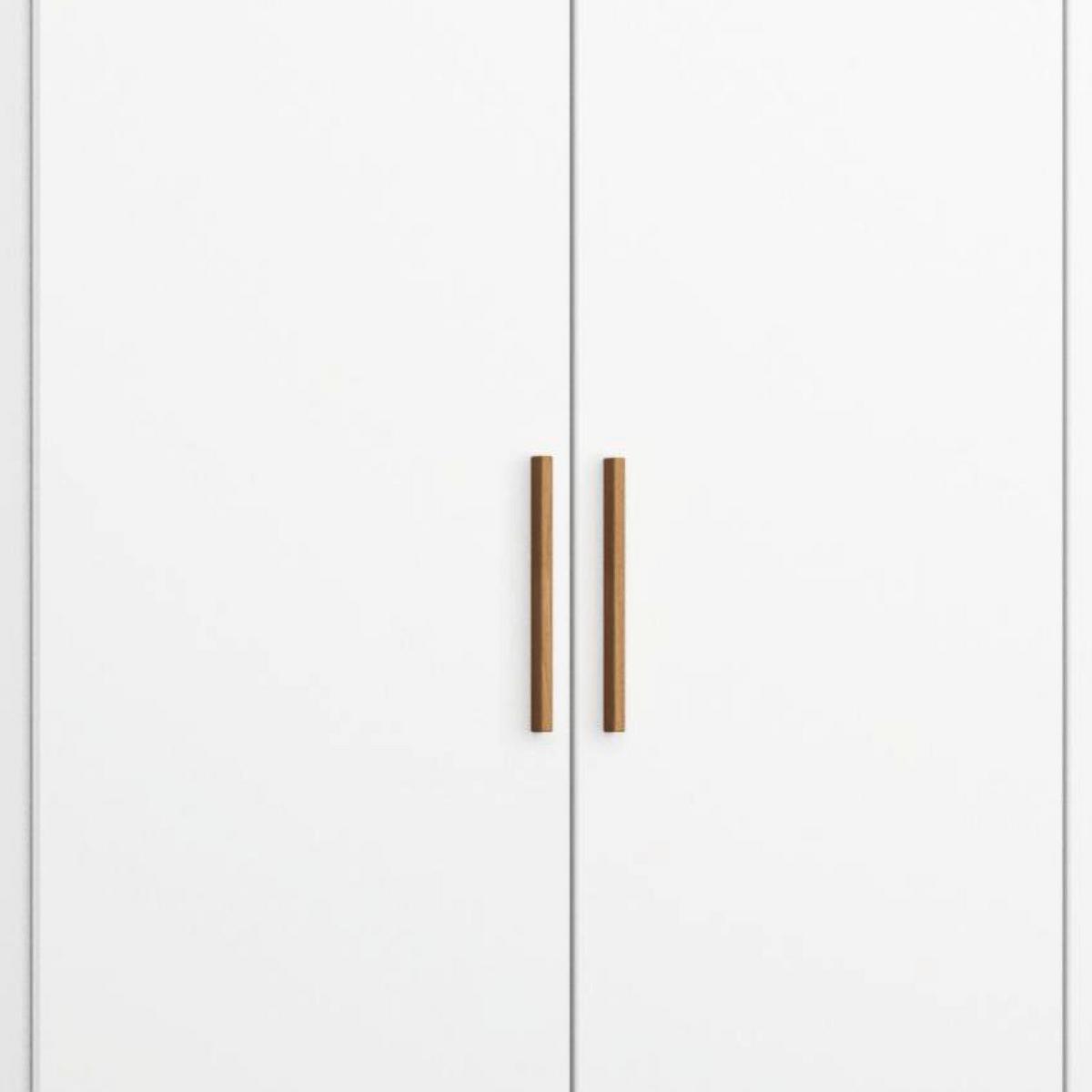 Drehtürenschrank 181 cm Carlsson Weiß - Weiß, Basics, Holzwerkstoff (181/203/53cm) - Rauch Möbel