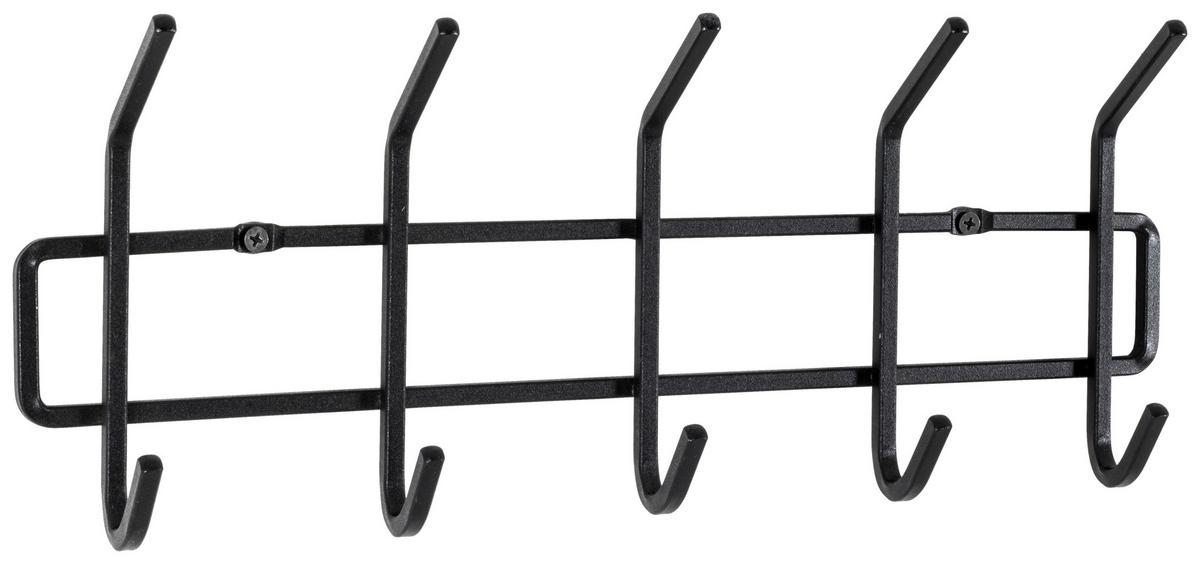 Hakenleiste Ute B: 42 Cm 5 Haken - MODERN, Metall (42/17/7cm)