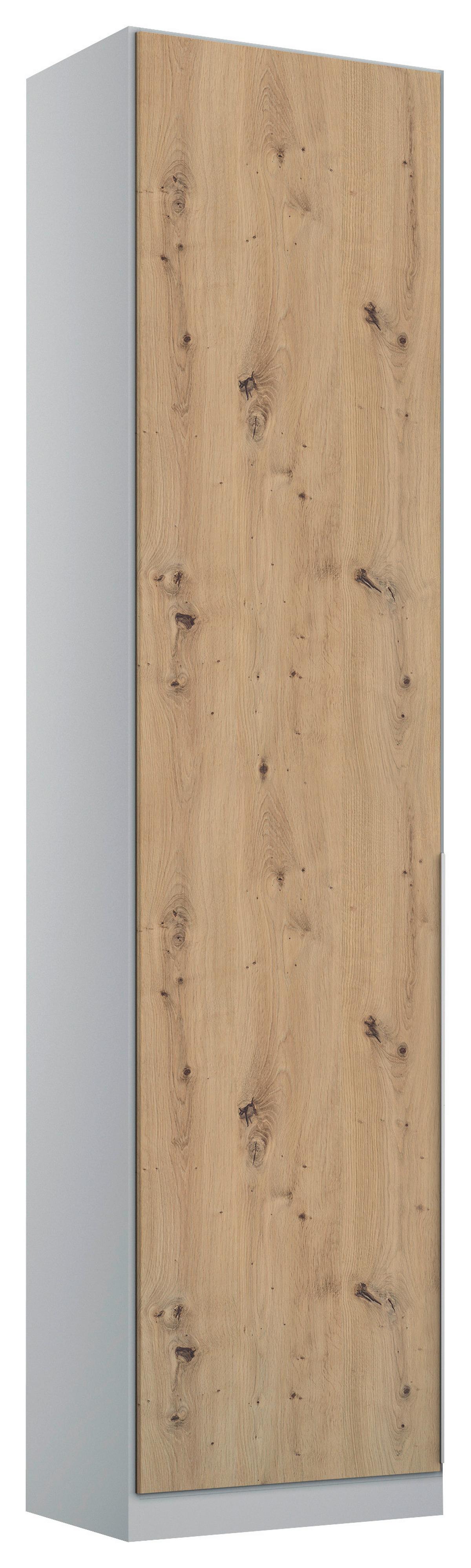 Drehtürenschrank 47 Cm Alabama Eiche Artisan/hellgrau - Hellgrau/Eiche Artisan, MODERN, Holzwerkstoff (47/229/54cm)
