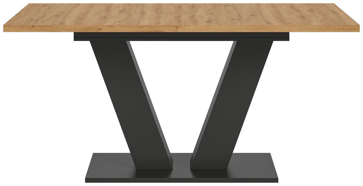 Ausziehtisch Marlon 150 Az 150-190x90x75 cm Artisan Grau - Trend, Holzwerkstoff (150-190/90/75cm) - MID.YOU