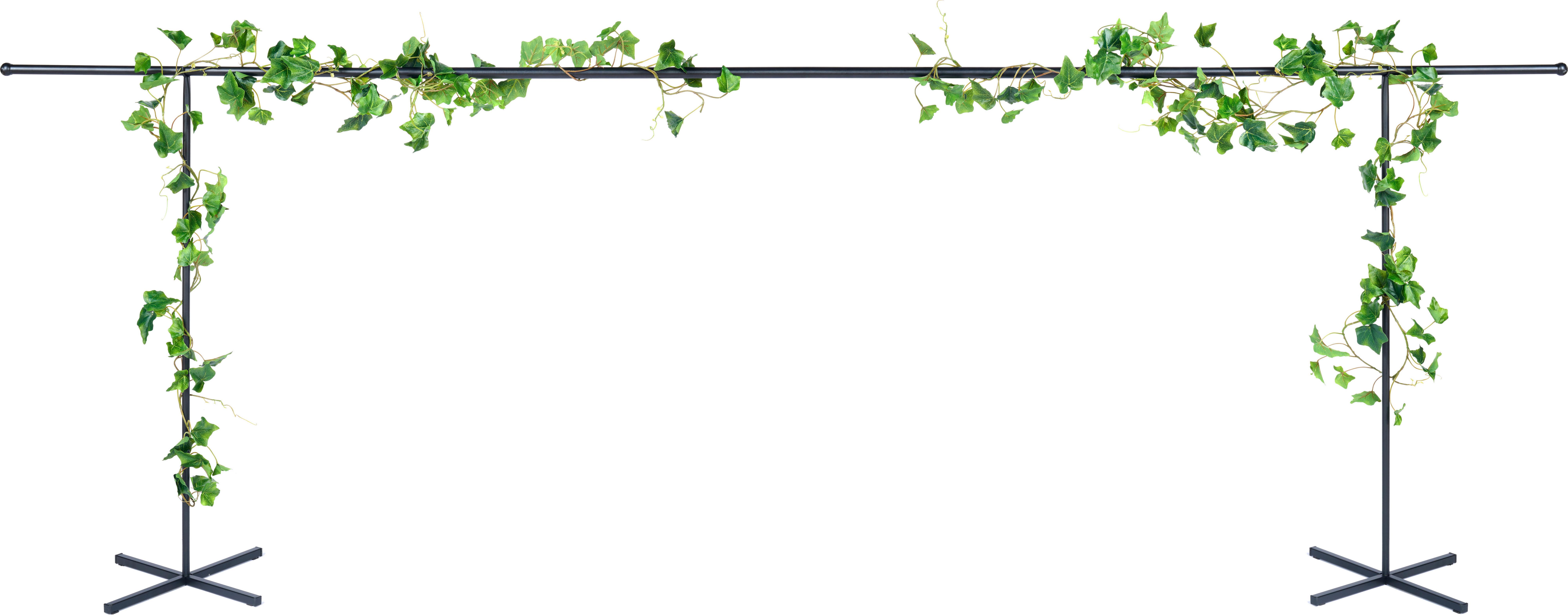 Dekorační konstrukce Brook - černá, Basics, kov (250/90/35cm) - Modern Living