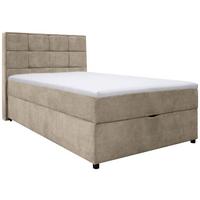 Boxbett Mit Bettkasten Catania 120x200 Cm Creme - Creme, MODERN, Holz/Holzwerkstoff (120/200cm) - MID.YOU