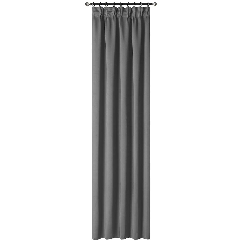 Vorhang Mit Band Simone 135x245 Cm Anthrazit