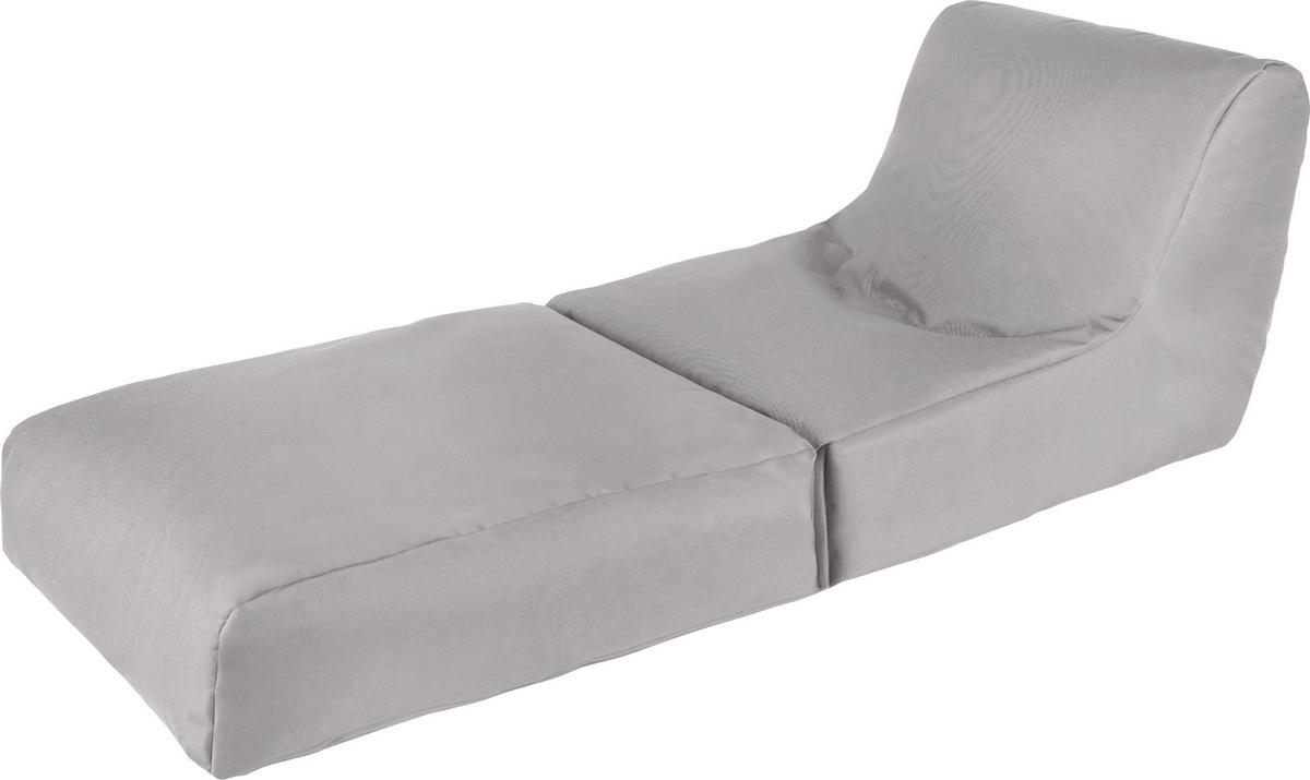 Sedací vak Billy SILBER - barvy stříbra, Basics, textil (80/70/80cm) - Ondega