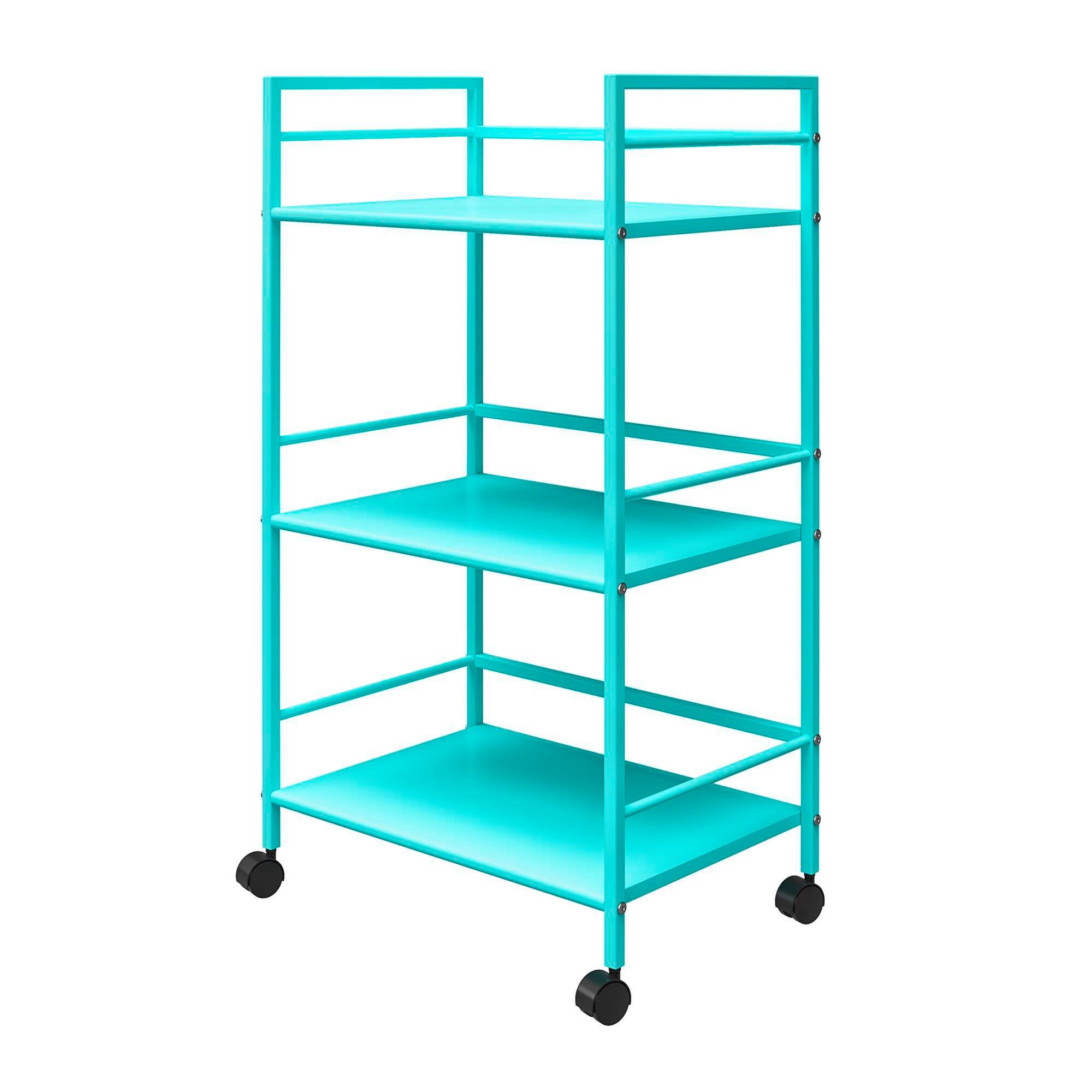 Servierwagen Cache Mintgrün B: 43 cm - Mintgrün, Design, Kunststoff/Metall (43/77/29cm) - MID.YOU
