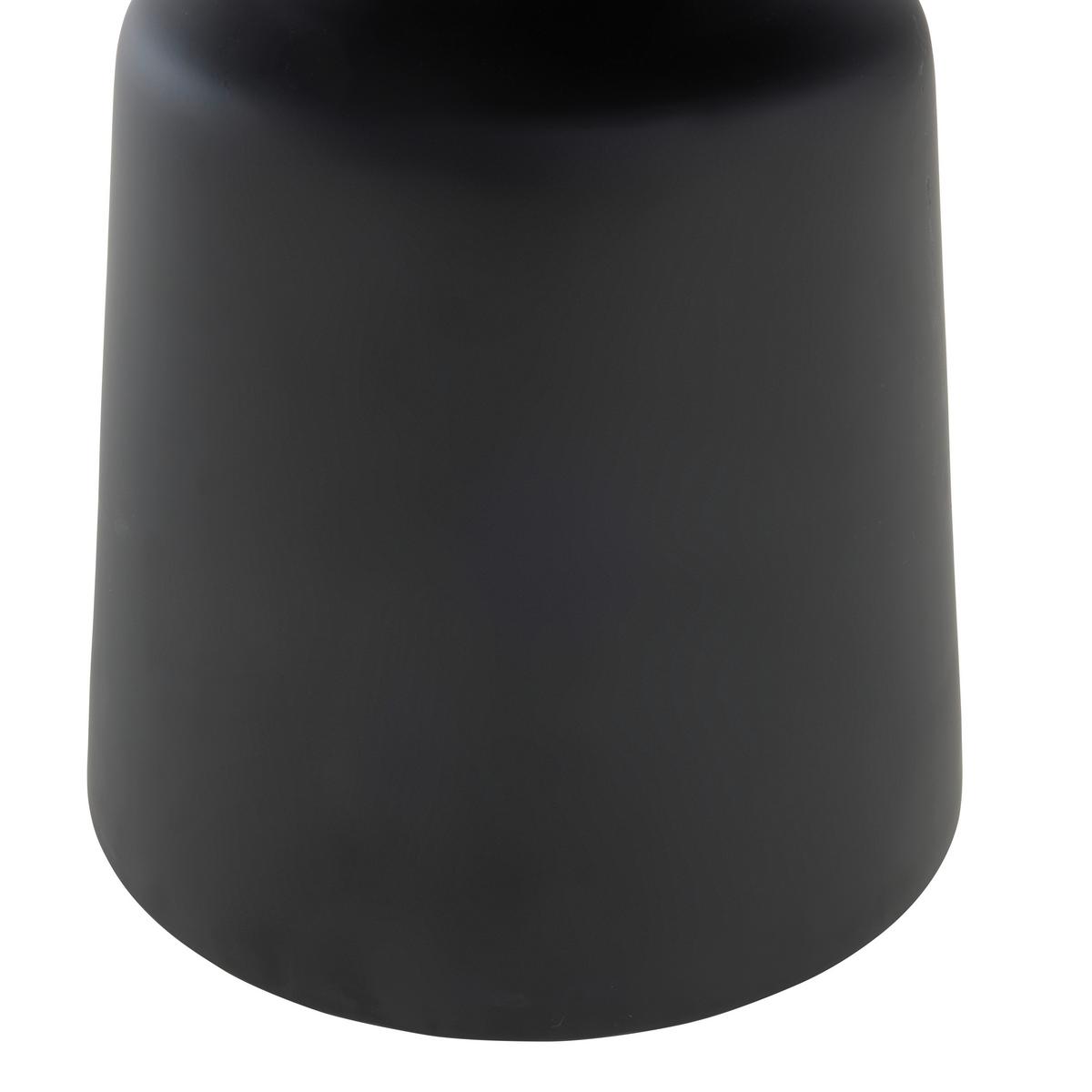 ODKLÁDACÍ STOLEK JARO -TREND- - černá, Moderní, kov/sklo (47/48cm) - Premium Living