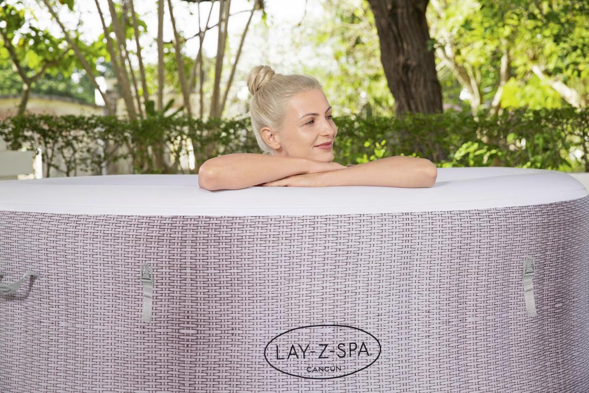 Felfújható Jakuzzi Lay-Z-Spa Kb. 180/66cm - szürke, Modern, műanyag (180/66cm) - Bestway