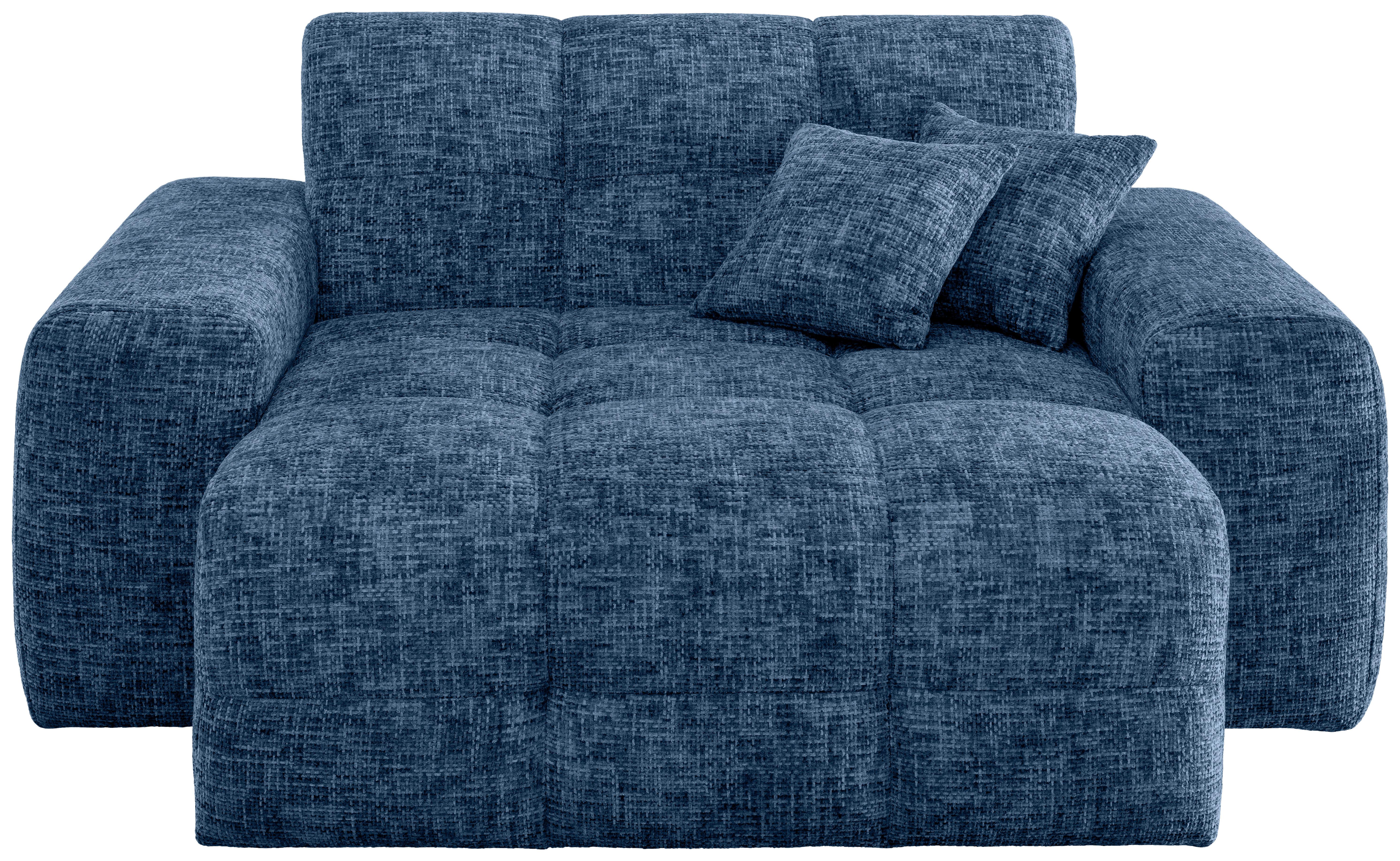 XXL-Sessel Bosco, Blau B: 181 cm - Blau, MODERN, Textil (181/87/155cm) - Livetastic