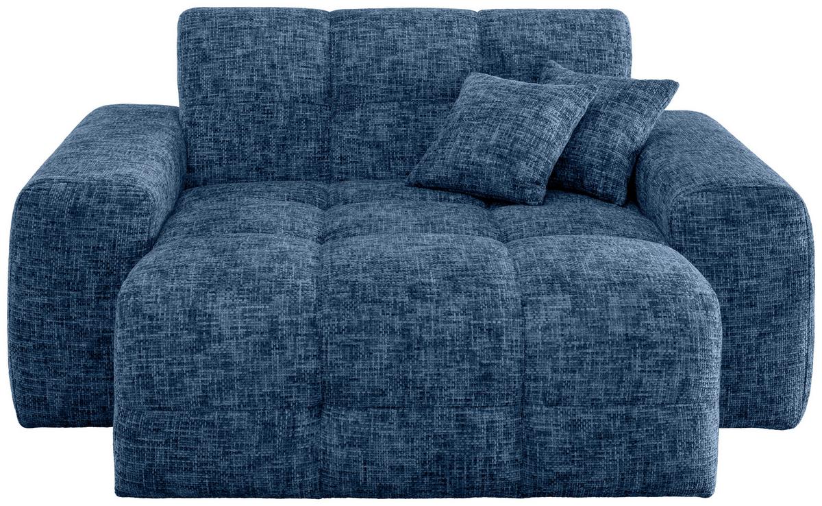 XXL-Sessel Bosco, Blau B: 181 cm - Blau, MODERN, Textil (181/87/155cm) - Livetastic
