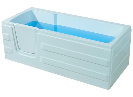 Badewanne Haiti mit Türe Links - Weiß, MODERN, Kunststoff (170/76/61cm) Badewanne Haiti mit Türe Links - Weiß, MODERN, Kunststoff (170/76/61cm)
