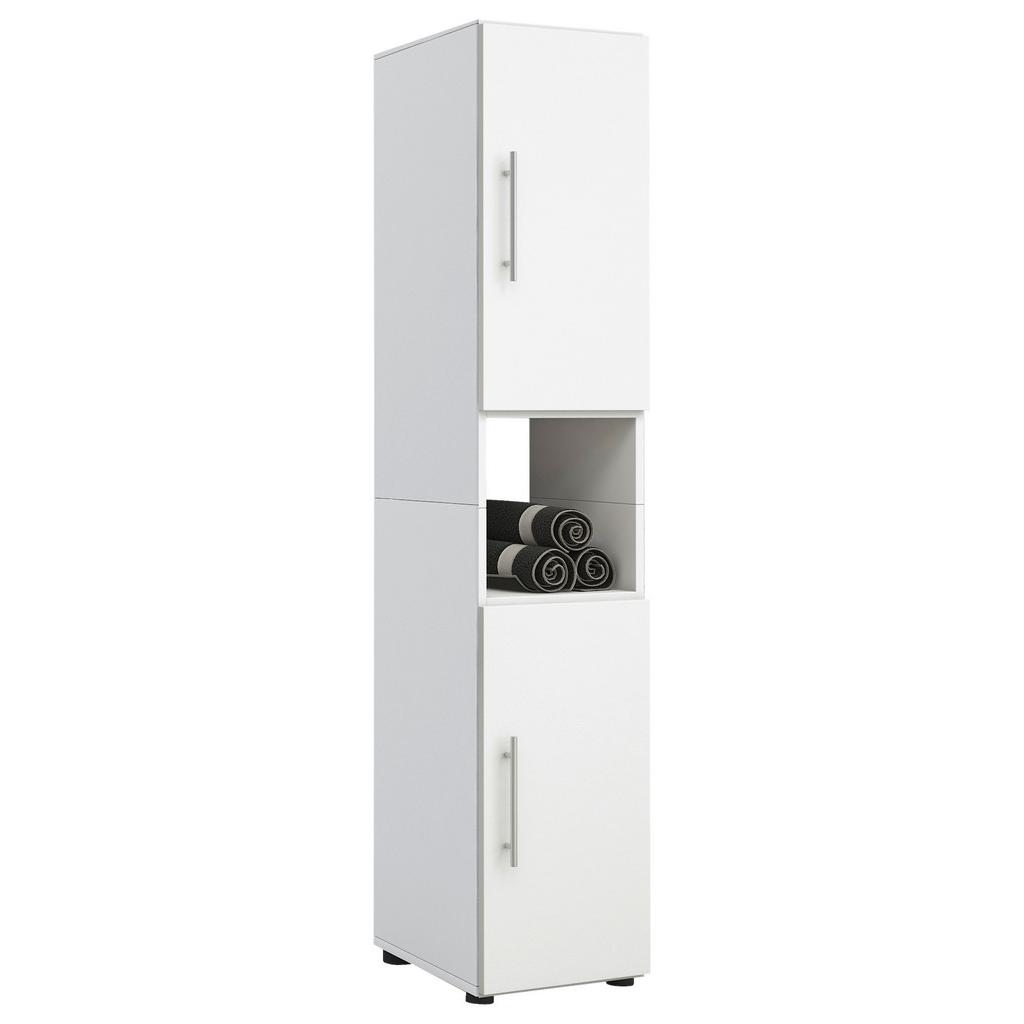 Hochschrank Flandu B: 31 cm Weiß
