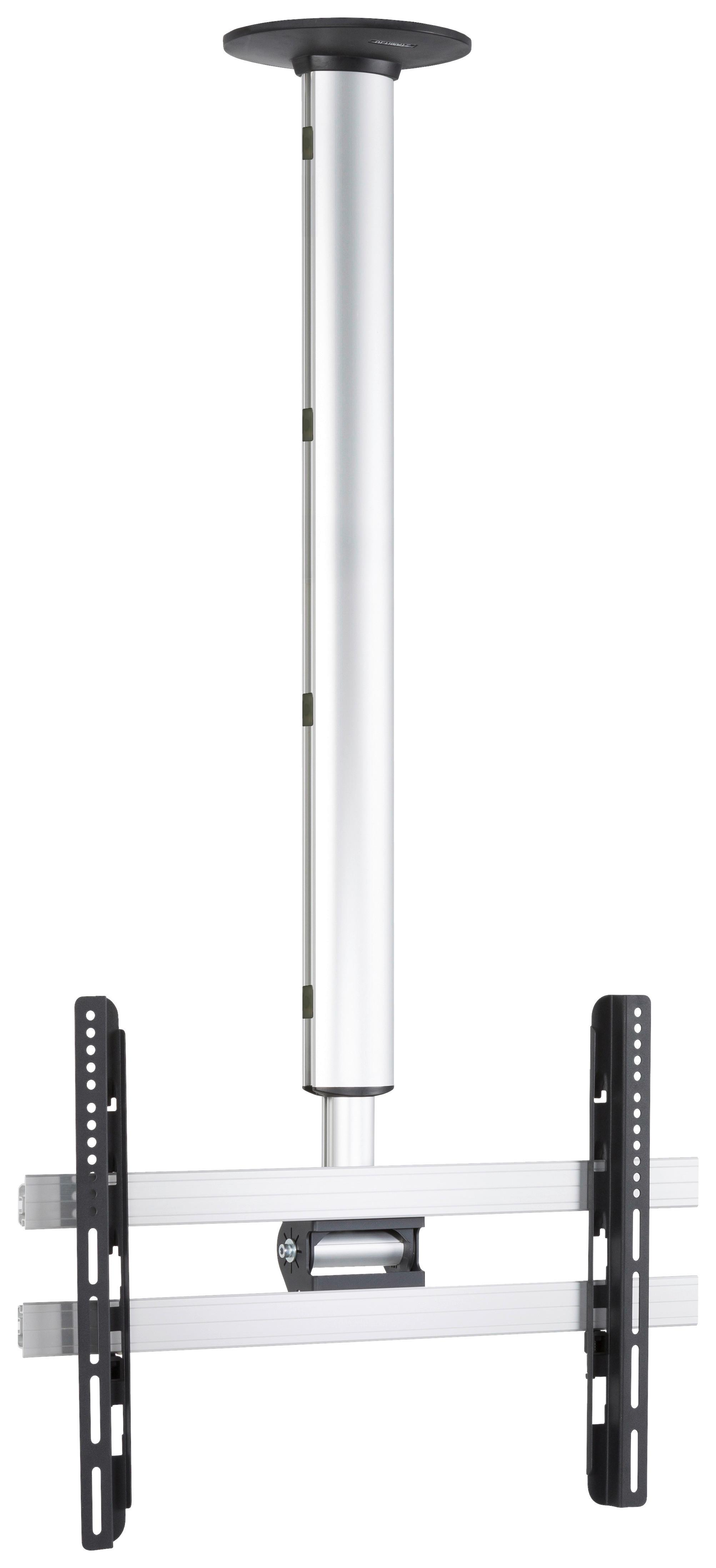 TV- Halterung cm Silberfarben B: 62 cm - Silberfarben, MODERN, Metall (62/127/19cm) - MID.YOU