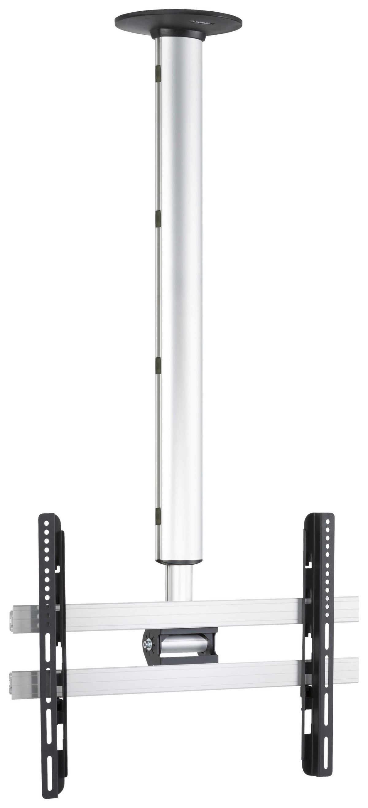 TV- Halterung cm Silberfarben B: 62 cm - Silberfarben, MODERN, Metall (62/127/19cm) - MID.YOU